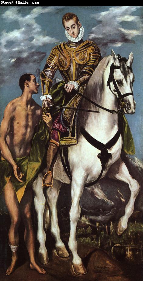 El Greco St.Martin and the Beggar